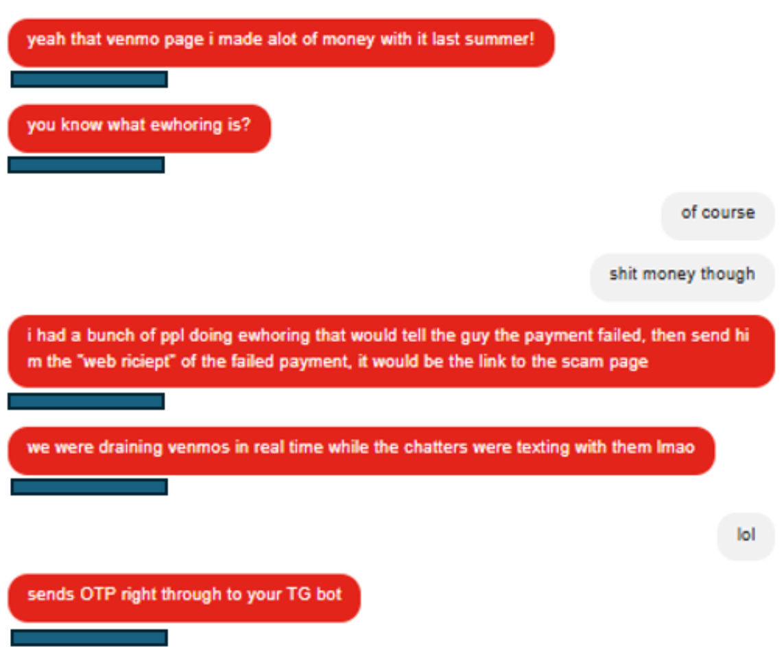FaaS explaining e-whoring